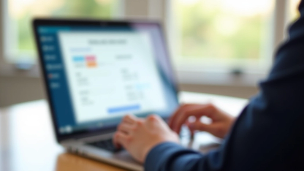 Écran d'ordinateur affichant un simulateur de crédit avec calcul du TAEG